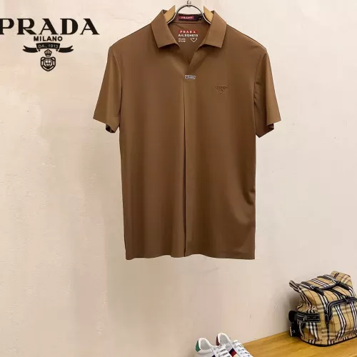 Cheap Prada T-Shirts Short Sleeved For Men #1343728 Replica Wholesale [$52.00 USD] [ITEM#1343728] on Replica Prada T-Shirts