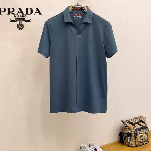 Prada T-Shirts Short Sleeved For Men #1343729