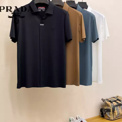 Cheap Prada T-Shirts Short Sleeved For Men #1343729 Replica Wholesale [$52.00 USD] [ITEM#1343729] on Replica Prada T-Shirts