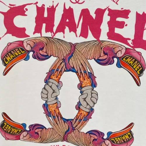 Cheap Chanel T-Shirts Short Sleeved For Men #1343797 Replica Wholesale [$68.00 USD] [ITEM#1343797] on Replica Chanel T-Shirts
