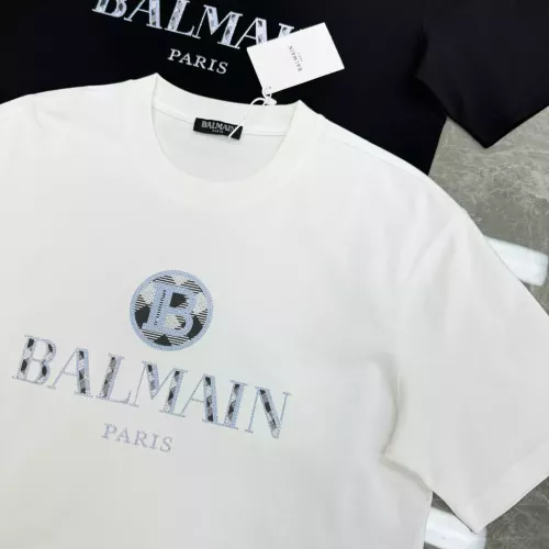 Cheap Balmain T-Shirts Short Sleeved For Unisex #1343912 Replica Wholesale [$88.00 USD] [ITEM#1343912] on Replica Balmain T-Shirts