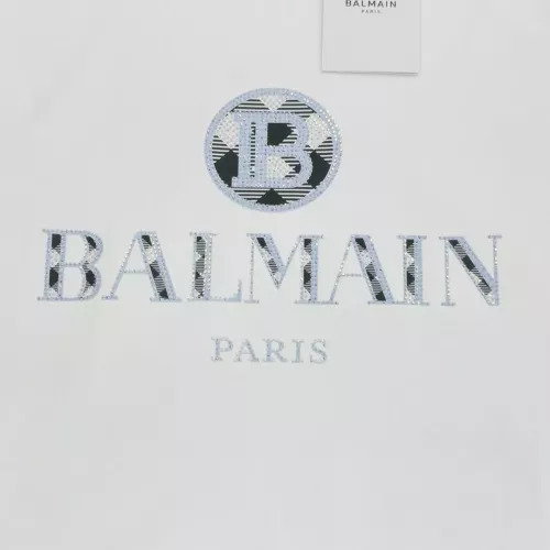 Cheap Balmain T-Shirts Short Sleeved For Unisex #1343912 Replica Wholesale [$88.00 USD] [ITEM#1343912] on Replica Balmain T-Shirts