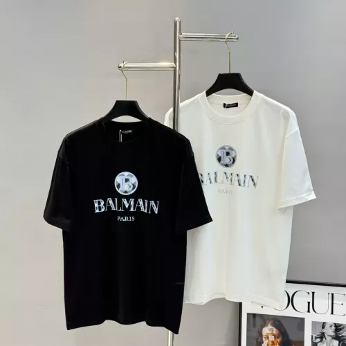 Cheap Balmain T-Shirts Short Sleeved For Unisex #1343913 Replica Wholesale [$88.00 USD] [ITEM#1343913] on Replica Balmain T-Shirts