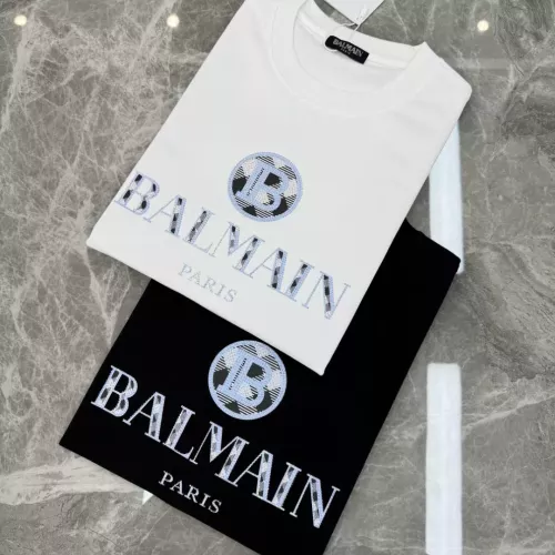 Cheap Balmain T-Shirts Short Sleeved For Unisex #1343913 Replica Wholesale [$88.00 USD] [ITEM#1343913] on Replica Balmain T-Shirts