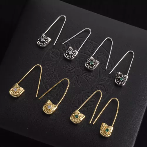 Cheap Chrome Hearts Earrings #1344054 Replica Wholesale [$32.00 USD] [ITEM#1344054] on Replica Chrome Hearts Earrings