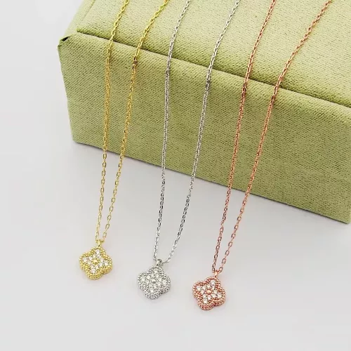 Cheap Van Cleef &amp; Arpels Necklaces For Women #1344144 Replica Wholesale [$25.00 USD] [ITEM#1344144] on Replica Van Cleef &amp; Arpels Necklaces