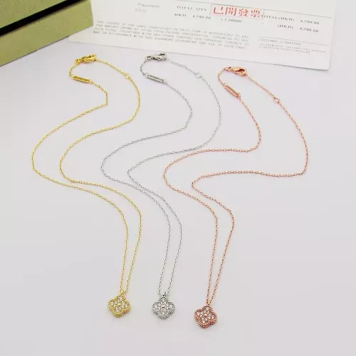 Cheap Van Cleef &amp; Arpels Necklaces For Women #1344144 Replica Wholesale [$25.00 USD] [ITEM#1344144] on Replica Van Cleef &amp; Arpels Necklaces