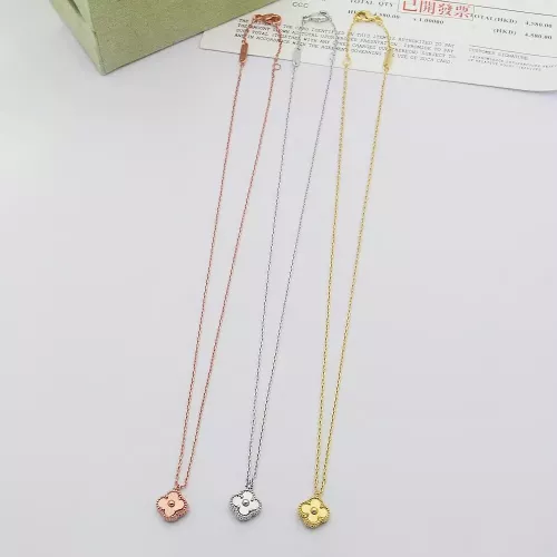 Cheap Van Cleef &amp; Arpels Necklaces For Women #1344145 Replica Wholesale [$25.00 USD] [ITEM#1344145] on Replica Van Cleef &amp; Arpels Necklaces