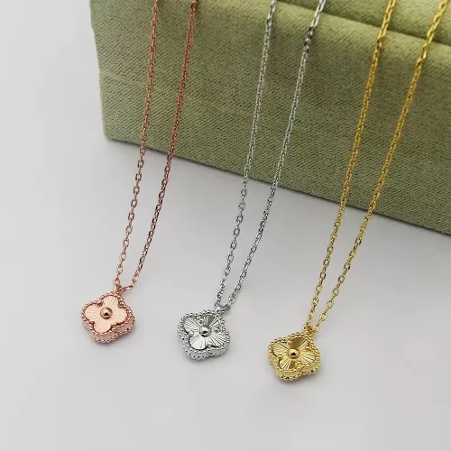 Cheap Van Cleef &amp; Arpels Necklaces For Women #1344145 Replica Wholesale [$25.00 USD] [ITEM#1344145] on Replica Van Cleef &amp; Arpels Necklaces