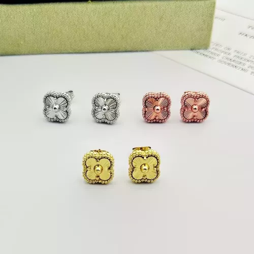 Cheap Van Cleef &amp; Arpels Earrings For Women #1344148 Replica Wholesale [$25.00 USD] [ITEM#1344148] on Replica Van Cleef &amp; Arpels Earrings