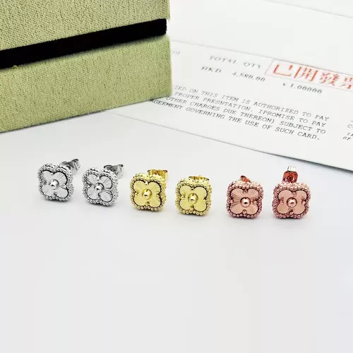 Cheap Van Cleef &amp; Arpels Earrings For Women #1344148 Replica Wholesale [$25.00 USD] [ITEM#1344148] on Replica Van Cleef &amp; Arpels Earrings