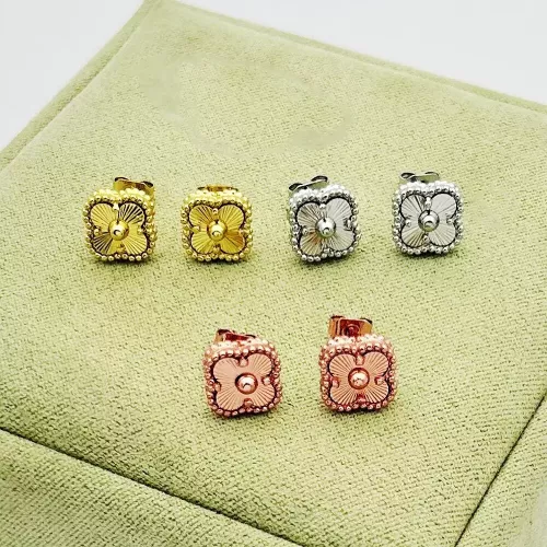 Cheap Van Cleef &amp; Arpels Earrings For Women #1344148 Replica Wholesale [$25.00 USD] [ITEM#1344148] on Replica Van Cleef &amp; Arpels Earrings