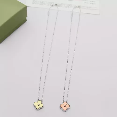 Cheap Van Cleef &amp; Arpels Necklaces For Women #1344247 Replica Wholesale [$25.00 USD] [ITEM#1344247] on Replica Van Cleef &amp; Arpels Necklaces