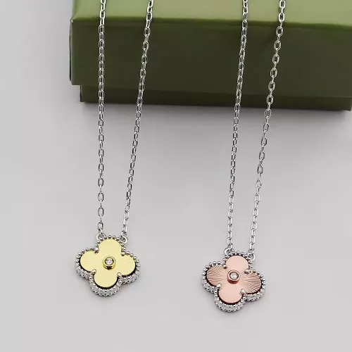 Cheap Van Cleef &amp; Arpels Necklaces For Women #1344247 Replica Wholesale [$25.00 USD] [ITEM#1344247] on Replica Van Cleef &amp; Arpels Necklaces