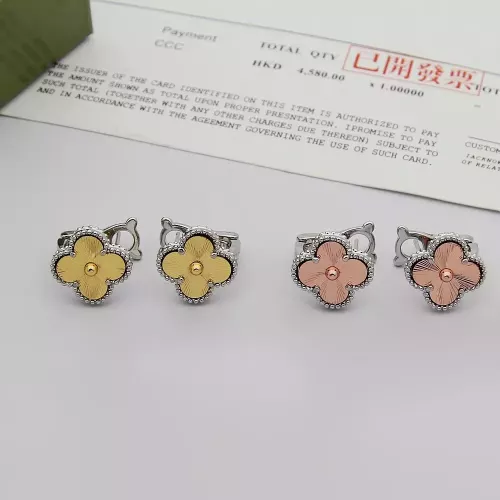 Cheap Van Cleef &amp; Arpels Earrings For Women #1344249 Replica Wholesale [$27.00 USD] [ITEM#1344249] on Replica Van Cleef &amp; Arpels Earrings