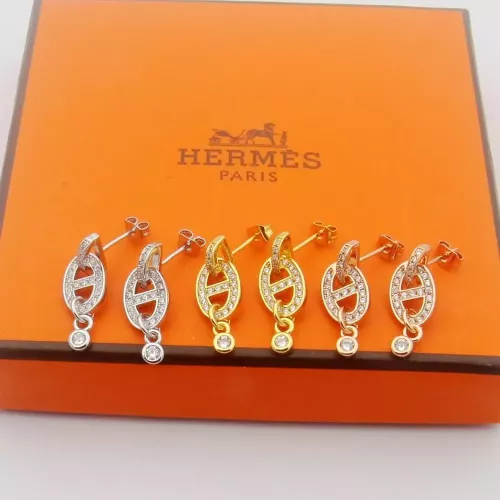 Cheap Hermes Earrings For Women #1344546 Replica Wholesale [$25.00 USD] [ITEM#1344546] on Replica Hermes Earrings