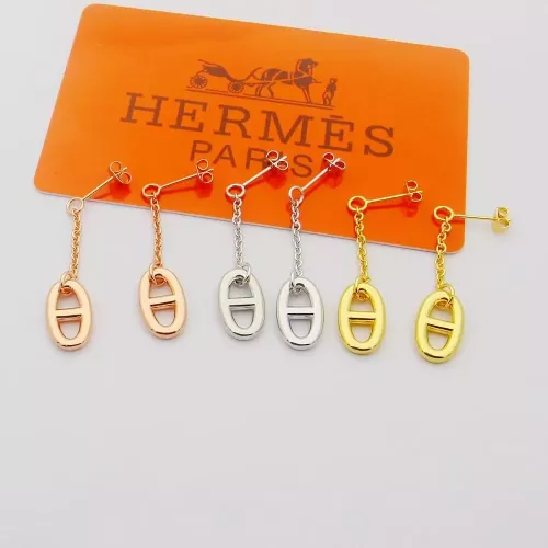 Cheap Hermes Earrings For Women #1344549 Replica Wholesale [$25.00 USD] [ITEM#1344549] on Replica Hermes Earrings