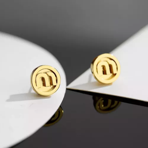 Cheap MIU MIU Earrings For Women #1344561 Replica Wholesale [$25.00 USD] [ITEM#1344561] on Replica MIU MIU Earrings