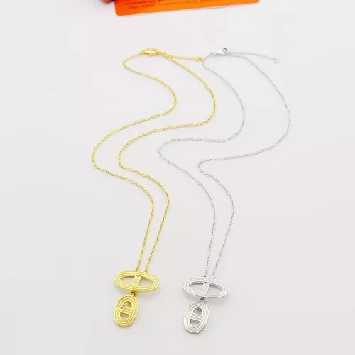 Cheap Hermes Necklaces #1344621 Replica Wholesale [$25.00 USD] [ITEM#1344621] on Replica Hermes Necklaces