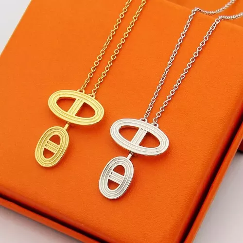 Cheap Hermes Necklaces #1344621 Replica Wholesale [$25.00 USD] [ITEM#1344621] on Replica Hermes Necklaces