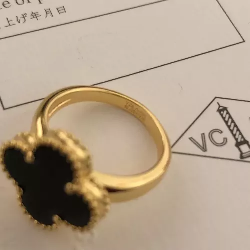 Cheap Van Cleef &amp; Arpels Rings For Women #1345123 Replica Wholesale [$25.00 USD] [ITEM#1345123] on Replica Van Cleef &amp; Arpels Rings