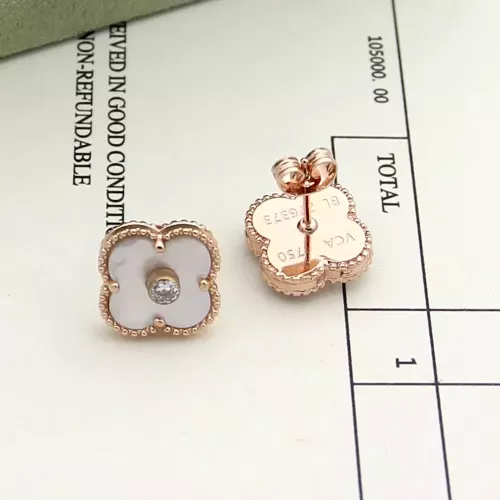 Cheap Van Cleef &amp; Arpels Earrings For Women #1345144 Replica Wholesale [$27.00 USD] [ITEM#1345144] on Replica Van Cleef &amp; Arpels Earrings