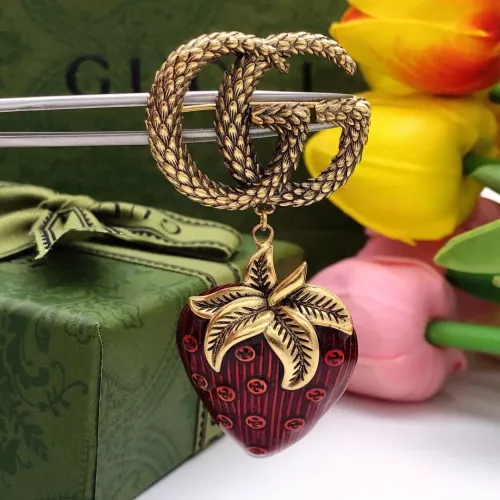 Cheap Gucci Brooches For Women #1345223 Replica Wholesale [$32.00 USD] [ITEM#1345223] on Replica Gucci Brooches
