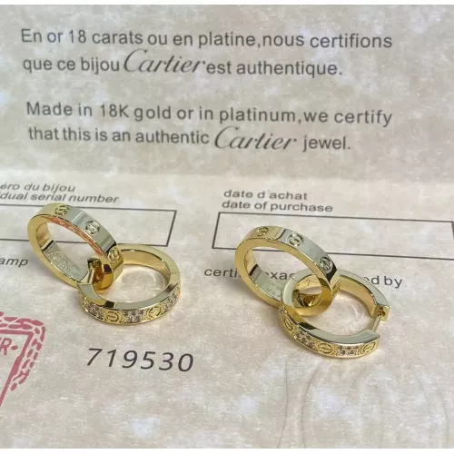 Cheap Cartier Earrings For Women #1345266 Replica Wholesale [$64.00 USD] [ITEM#1345266] on Replica Cartier Earrings