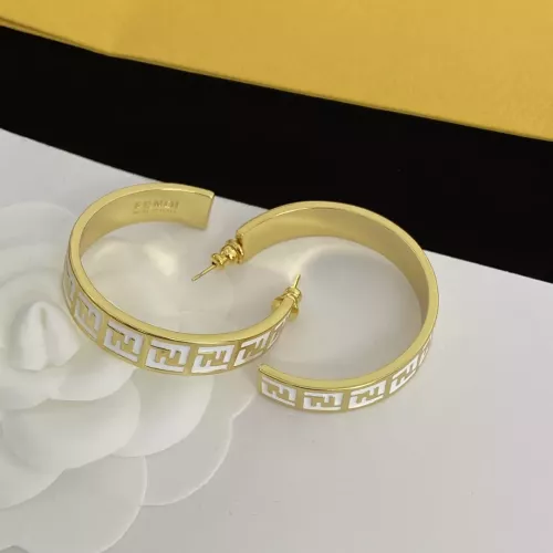 Cheap Fendi Earrings For Women #1345636 Replica Wholesale [$25.00 USD] [ITEM#1345636] on Replica Fendi Earrings
