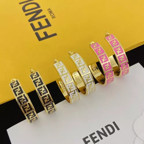 Cheap Fendi Earrings For Women #1345638 Replica Wholesale [$25.00 USD] [ITEM#1345638] on Replica Fendi Earrings