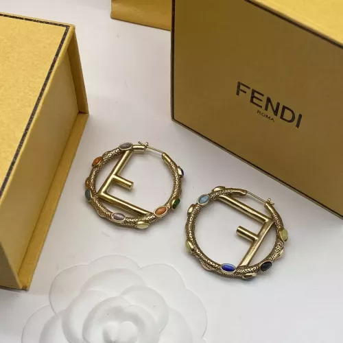 Cheap Fendi Earrings For Women #1345639 Replica Wholesale [$25.00 USD] [ITEM#1345639] on Replica Fendi Earrings