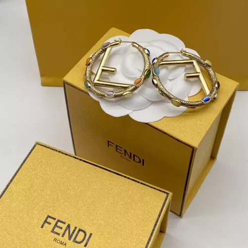 Cheap Fendi Earrings For Women #1345639 Replica Wholesale [$25.00 USD] [ITEM#1345639] on Replica Fendi Earrings
