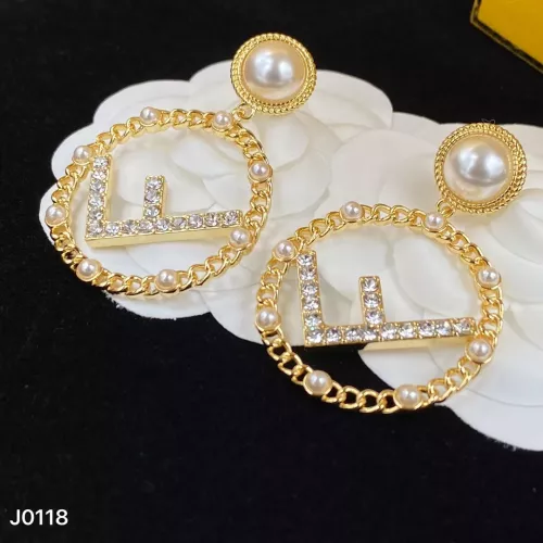 Cheap Fendi Earrings For Women #1345642 Replica Wholesale [$25.00 USD] [ITEM#1345642] on Replica Fendi Earrings