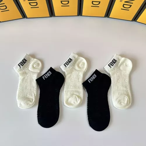 Cheap Fendi Socks #1345925 Replica Wholesale [$27.00 USD] [ITEM#1345925] on Replica Fendi Socks