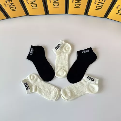Cheap Fendi Socks #1345925 Replica Wholesale [$27.00 USD] [ITEM#1345925] on Replica Fendi Socks