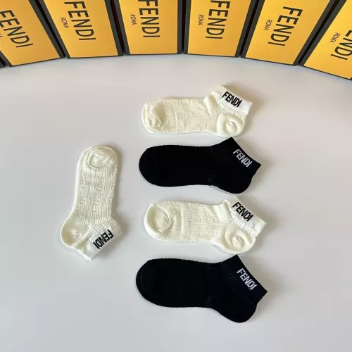 Cheap Fendi Socks #1345925 Replica Wholesale [$27.00 USD] [ITEM#1345925] on Replica Fendi Socks