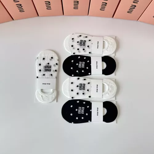 Cheap MIU MIU Socks #1345941 Replica Wholesale [$27.00 USD] [ITEM#1345941] on Replica MIU MIU Socks