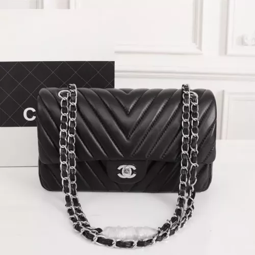 Chanel AAA Quality Messenger Bags In Silver For Women #1345944