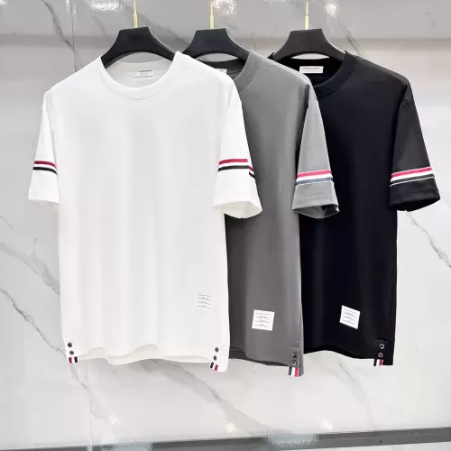 Cheap Thom Browne TB T-Shirts Short Sleeved For Men #1346330 Replica Wholesale [$85.00 USD] [ITEM#1346330] on Replica Thom Browne TB T-Shirts
