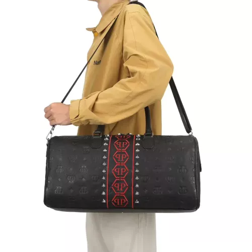 Cheap Philipp Plein PP Travel Bags #1346361 Replica Wholesale [$125.00 USD] [ITEM#1346361] on Replica Philipp Plein PP Travel Bags