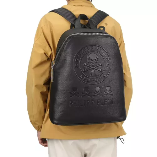 Cheap Philipp Plein PP AAA Backpacks #1346364 Replica Wholesale [$118.00 USD] [ITEM#1346364] on Replica Philipp Plein PP AAA Backpacks