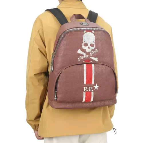 Cheap Philipp Plein PP AAA Backpacks #1346372 Replica Wholesale [$118.00 USD] [ITEM#1346372] on Replica Philipp Plein PP AAA Backpacks