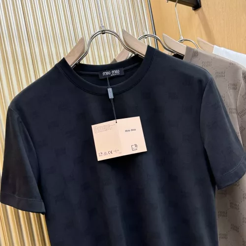 Cheap MIU MIU T-Shirts Short Sleeved For Men #1346382 Replica Wholesale [$80.00 USD] [ITEM#1346382] on Replica MIU MIU T-Shirts