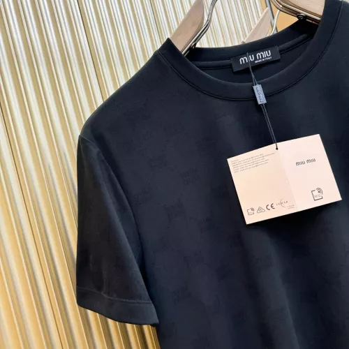 Cheap MIU MIU T-Shirts Short Sleeved For Men #1346382 Replica Wholesale [$80.00 USD] [ITEM#1346382] on Replica MIU MIU T-Shirts