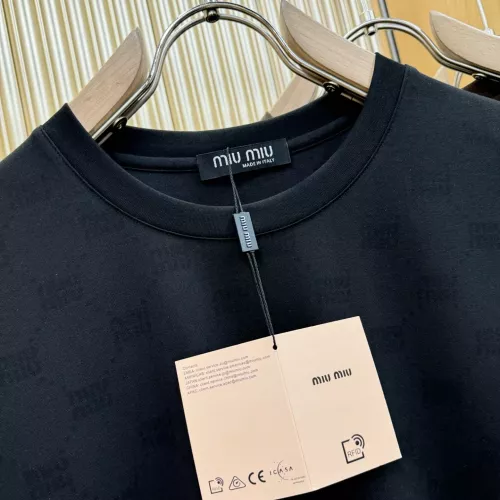 Cheap MIU MIU T-Shirts Short Sleeved For Men #1346382 Replica Wholesale [$80.00 USD] [ITEM#1346382] on Replica MIU MIU T-Shirts