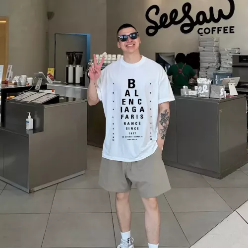 Cheap Balenciaga T-Shirts Short Sleeved For Unisex #1346388 Replica Wholesale [$88.00 USD] [ITEM#1346388] on Replica Balenciaga T-Shirts