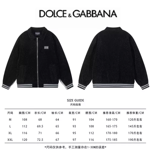Cheap Dolce &amp; Gabbana D&amp;G Jackets Long Sleeved For Men #1346440 Replica Wholesale [$112.00 USD] [ITEM#1346440] on Replica Dolce &amp; Gabbana D&amp;G Jackets