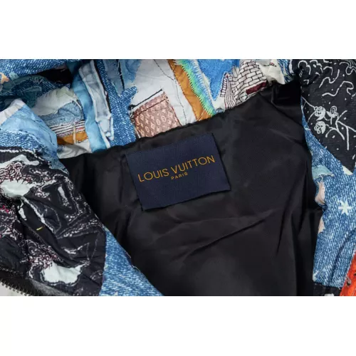 Cheap Louis Vuitton LV Down Feather Coat Long Sleeved For Men #1346486 Replica Wholesale [$112.00 USD] [ITEM#1346486] on Replica Louis Vuitton LV Down Feather Coat