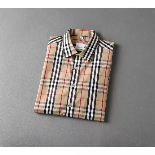 Cheap Burberry Shirts Short Sleeved For Men #1346555 Replica Wholesale [$36.00 USD] [ITEM#1346555] on Replica Burberry Shirts