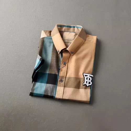 Cheap Burberry Shirts Short Sleeved For Men #1346588 Replica Wholesale [$36.00 USD] [ITEM#1346588] on Replica Burberry Shirts